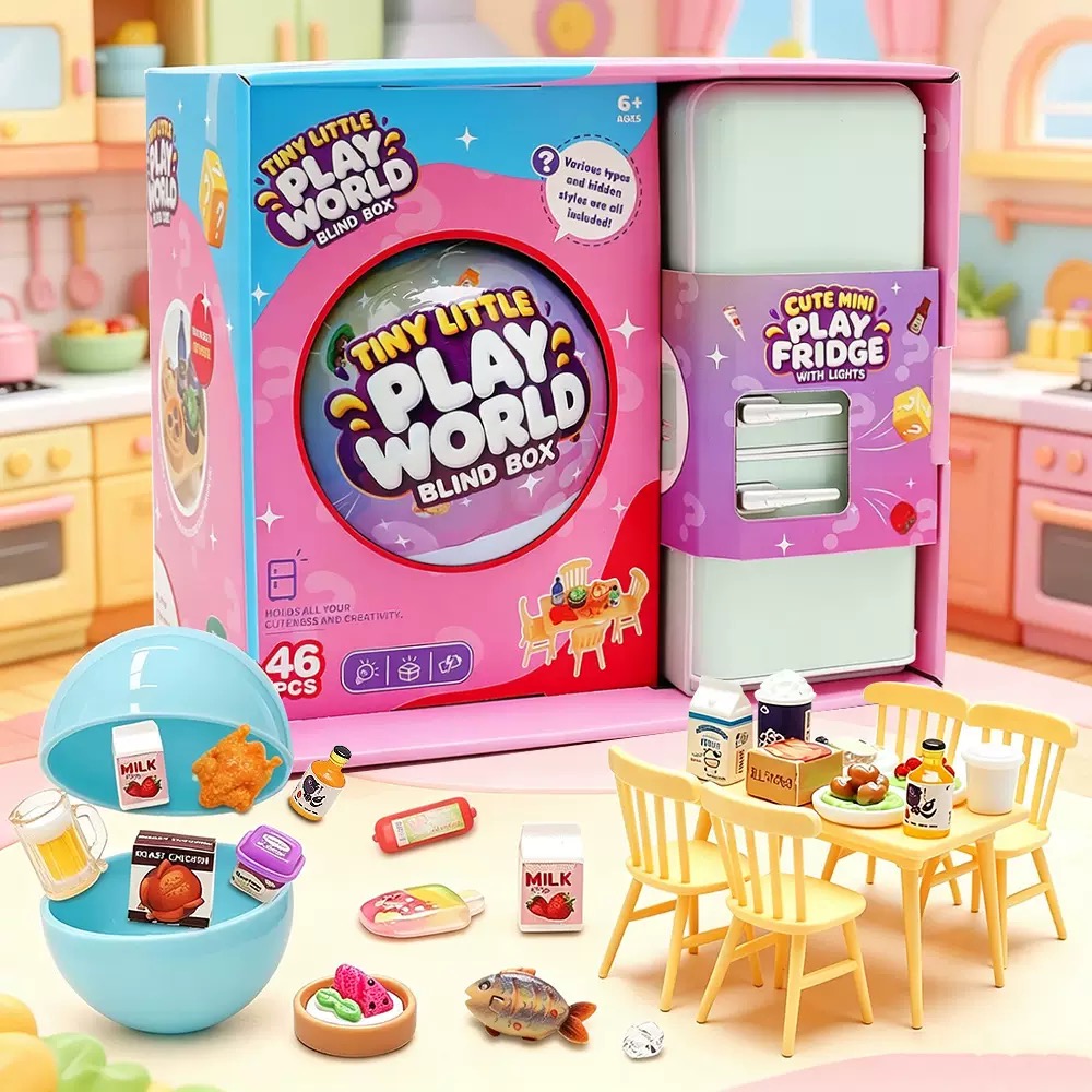 Food Storage Table - 4 Renkli Mini Buzdolabı Gizemli Kutu