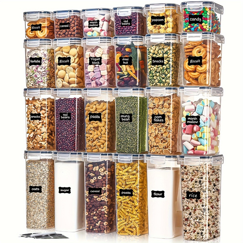 Food Storage With Dividers - 24 adet gıda saklama kapları 12