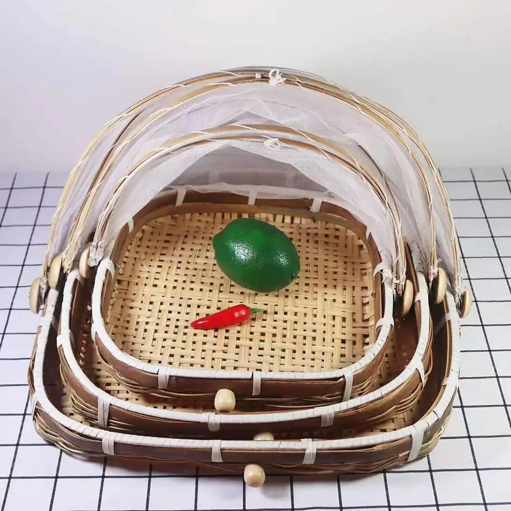 Bread Box Bamboo - El Dokuma Bambu Yemek Servis Çadır