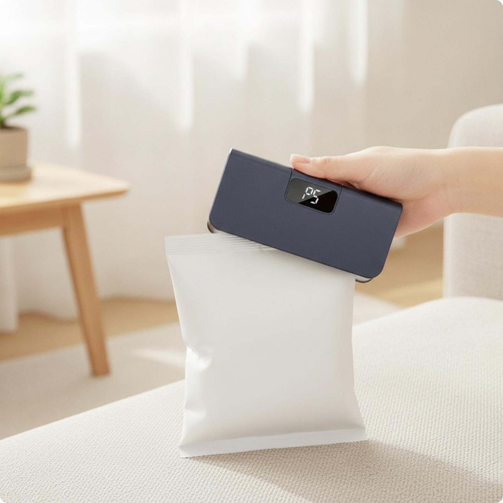 Food Storage Bag - Dijital Ekranlı Poşet Kapatıcı | Kullanımı