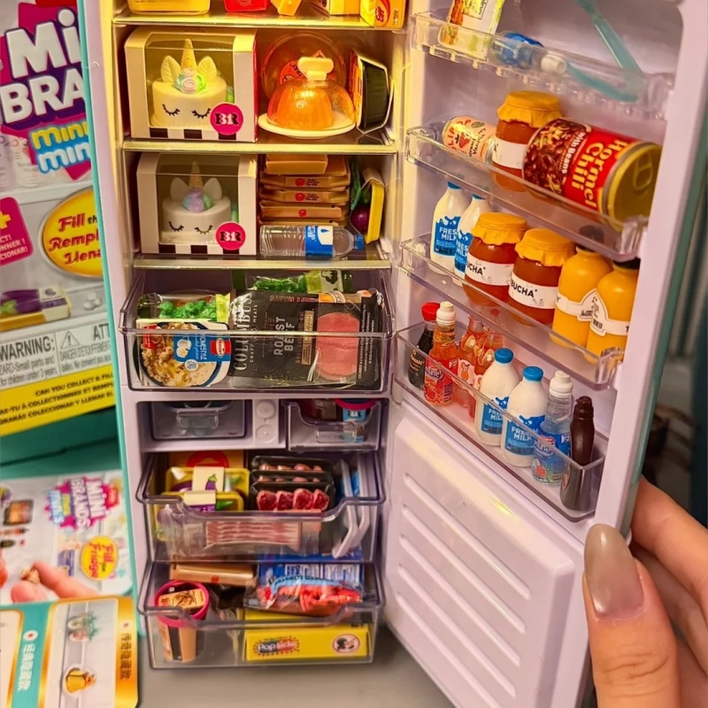 Food Storage Small - Mini Brands Buzdolabı Oyun Seti, Mini