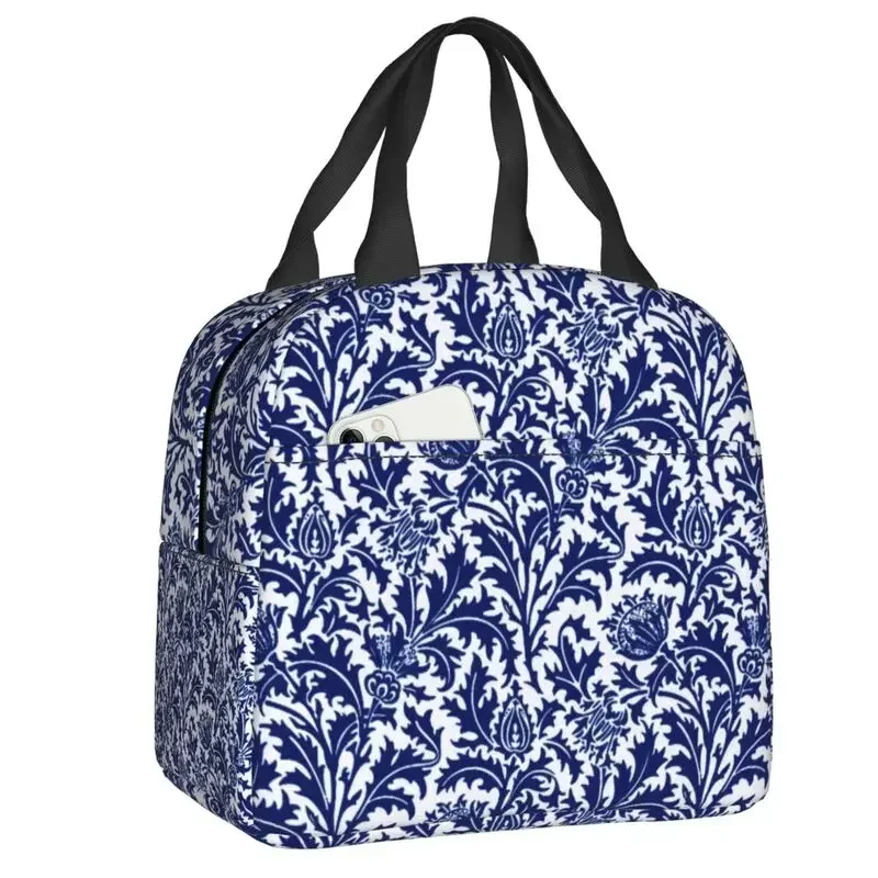 Food Storage With Compartments - William Morris Thistle Damask Termal Yalıtımlı