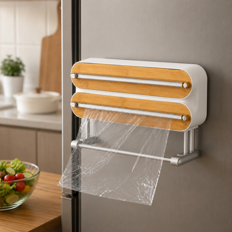 Food Storage With Dividers - Manyetik Gıda Sarma Kesici Dağıtıcı Streç
