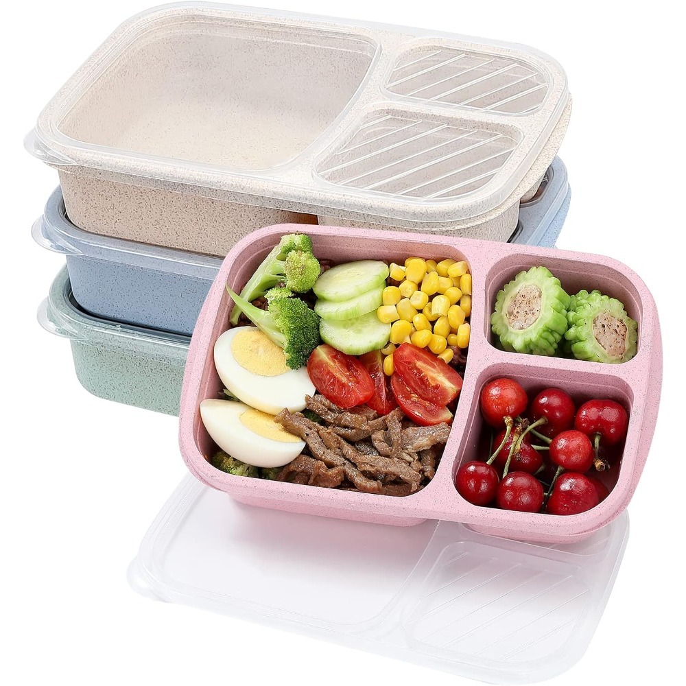 Food Storage With Compartments - Çocuklar ve Yetişkinler için 1 Bento