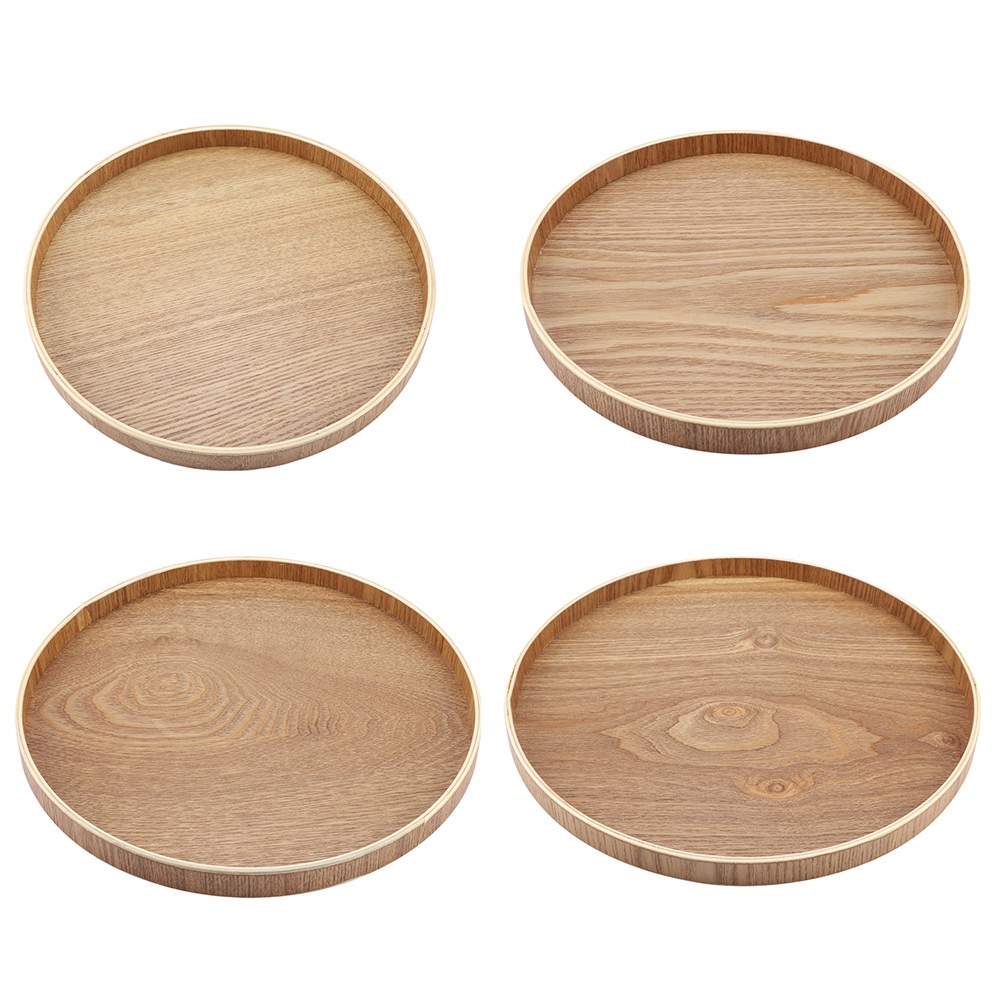 Food Storage Table - Ahşap servis tepsisi çay tabağı meyve