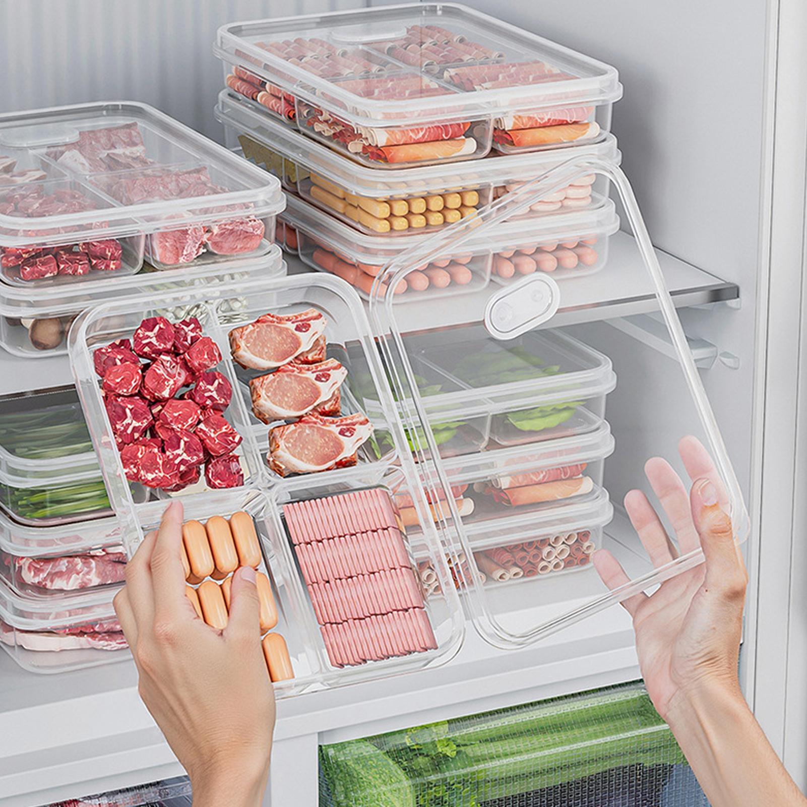 Food Storage With Dividers - 1 Adet Buzdolabı Saklama Kutusu Et