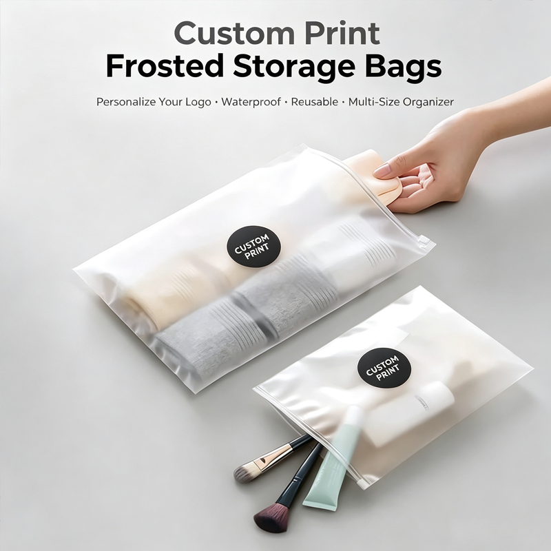 Food Storage Small - Özel Logo Baskılı Buzlu Fermuarlı Çantalar,