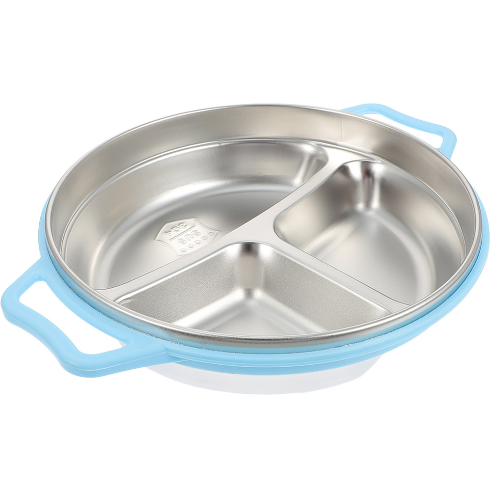 Food Storage With Dividers - Bölmeli Paslanmaz Çelik Çocuk Servis ve