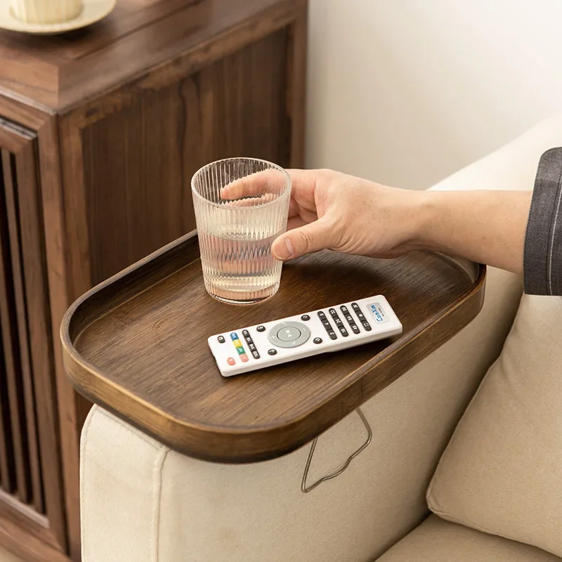 Food Storage Table - Kanepe Yanı Klipsli Tepsi Masası, Klipsli
