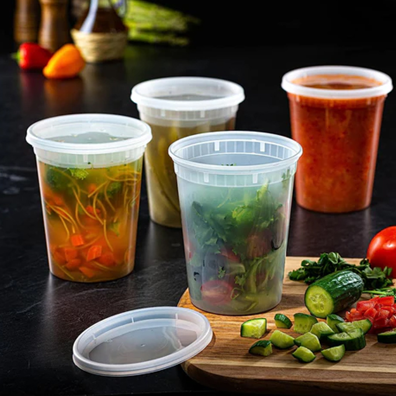 Food Storage Microwave Safe - Gıda depolama kapaklı konteynerler dondurucu saklama