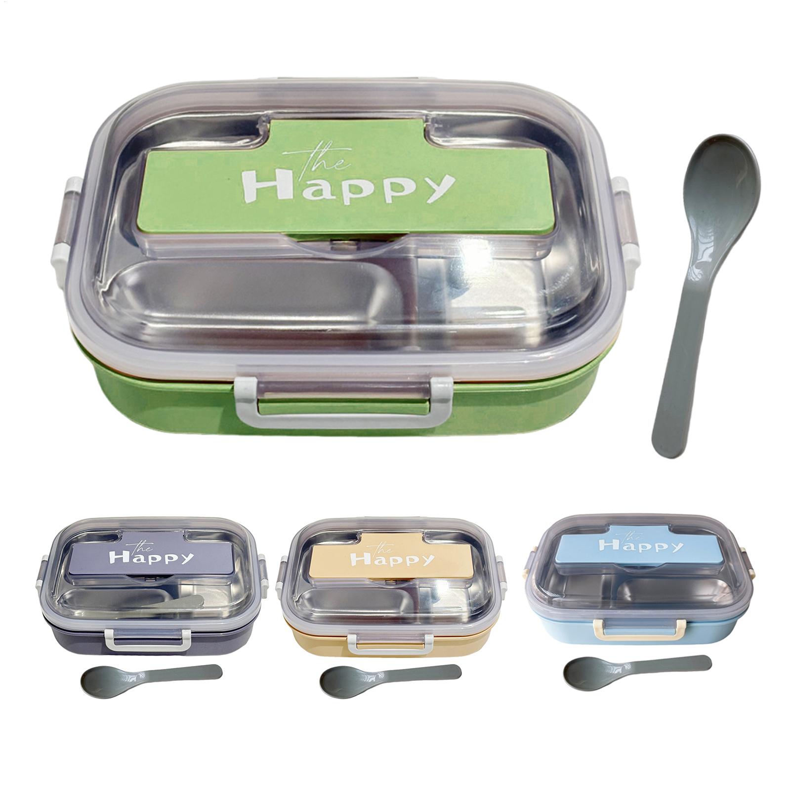 Food Storage With Dividers - Taşınabilir Öğle Yemeği Kutusu Paslanmaz Çelik