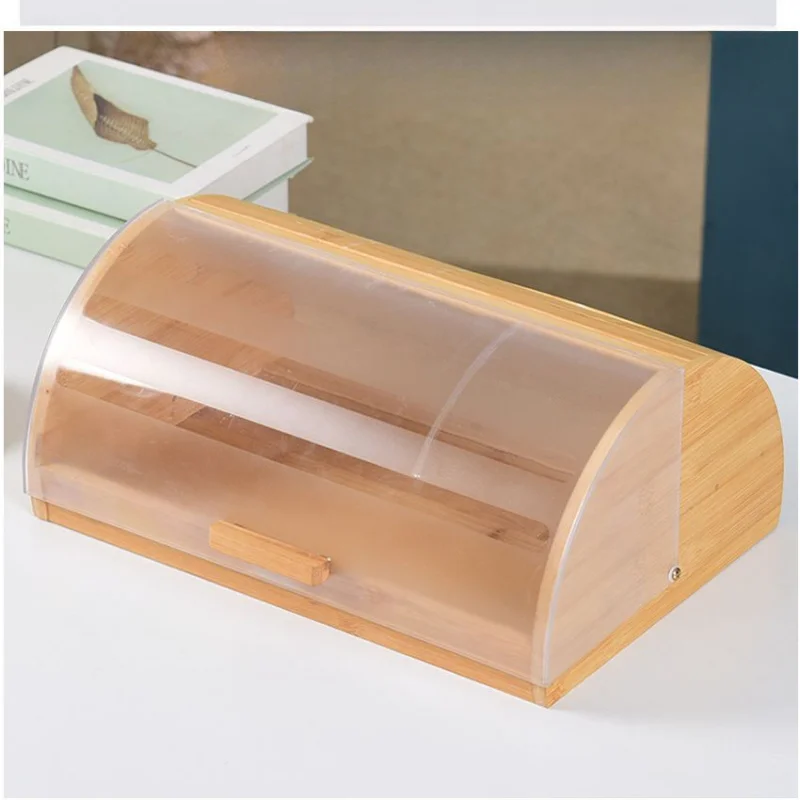 Akrilik Şeffaf Kapaklı Bambu E - Bread Box Bamboo incelemesi ve fiyatı