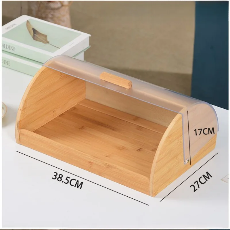 Akrilik Şeffaf Kapaklı Bambu E - Bread Box Bamboo incelemesi ve fiyatı
