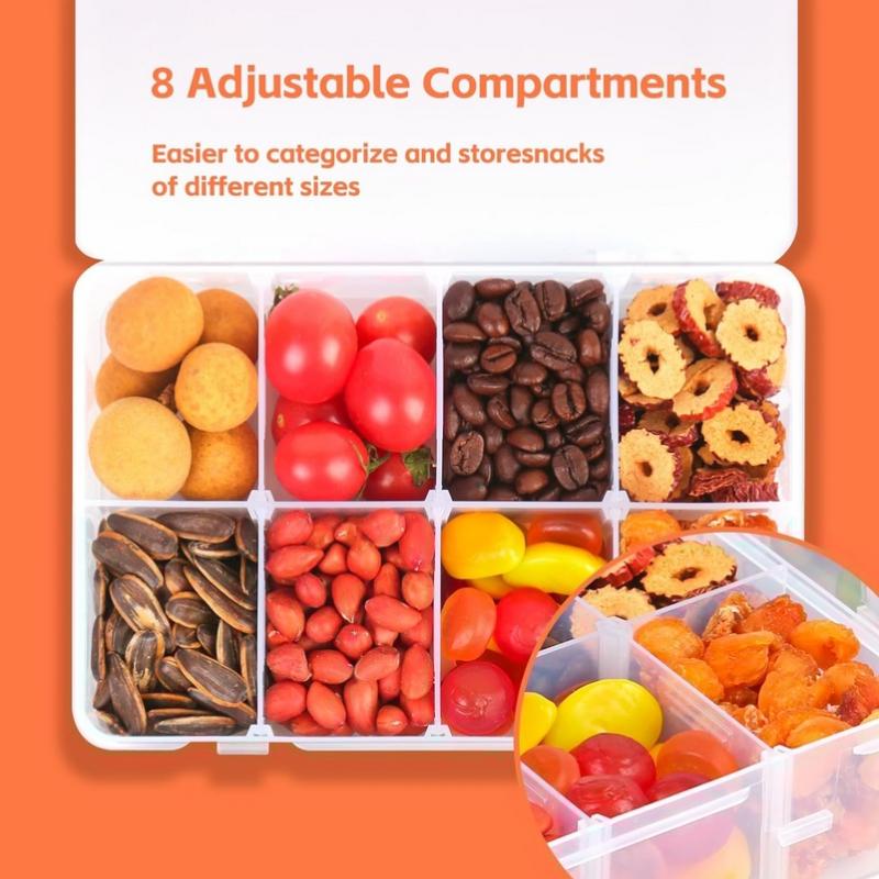 8 Bölmeli Atıştırmalık Kutusu, - Food Storage With Compartments incelemesi ve fiyatı