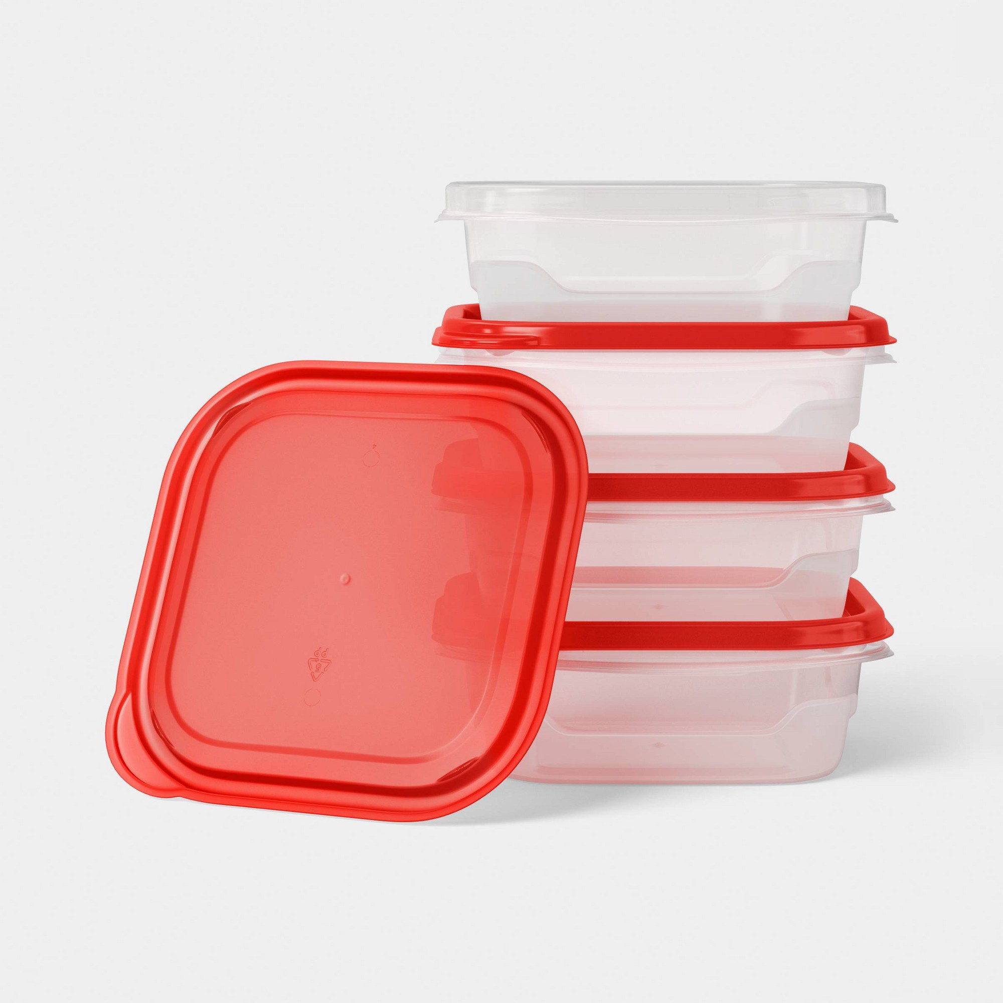 4 adet küçük kare gıda saklama - Food Storage Small incelemesi ve fiyatı