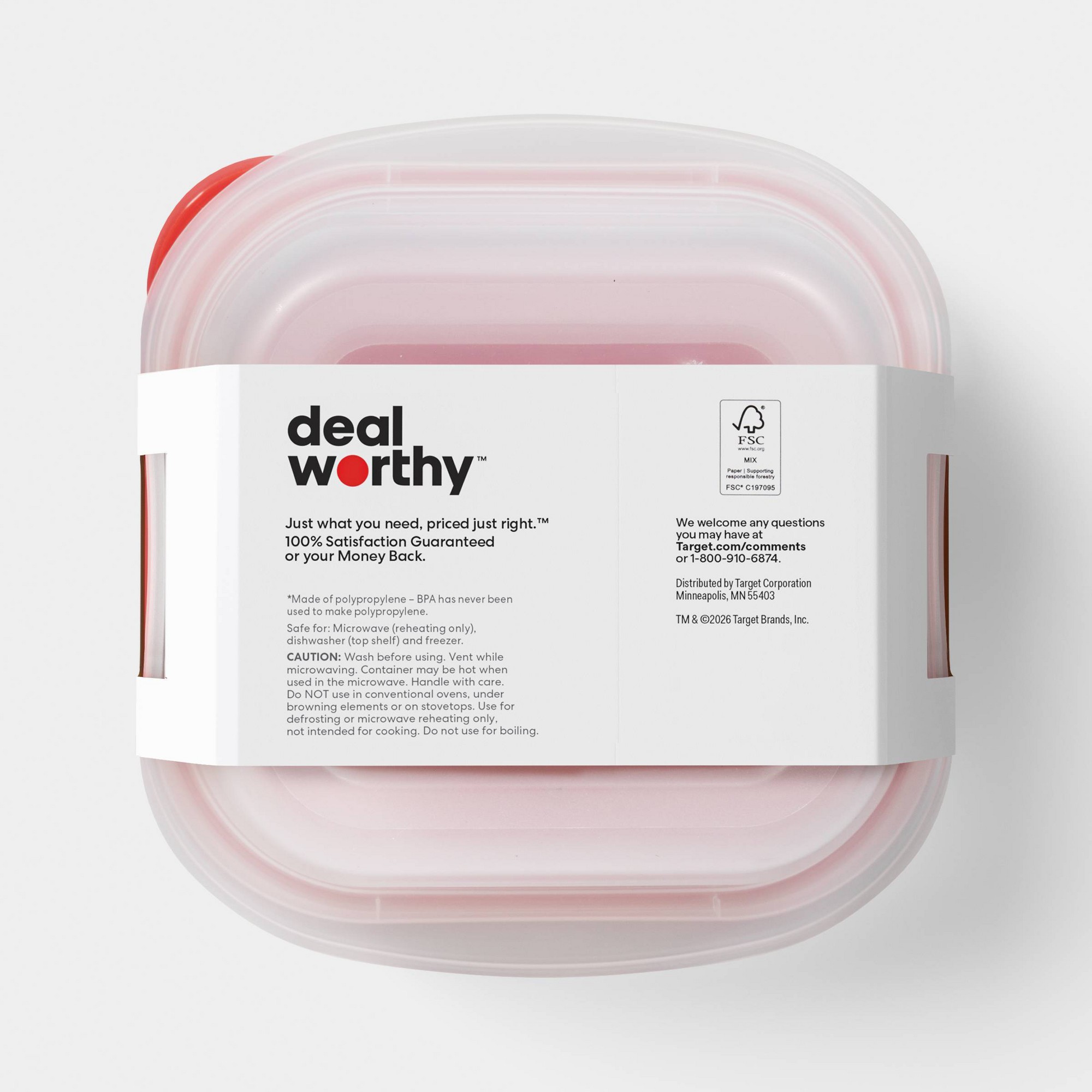 4 adet küçük kare gıda saklama - Food Storage Small incelemesi ve fiyatı