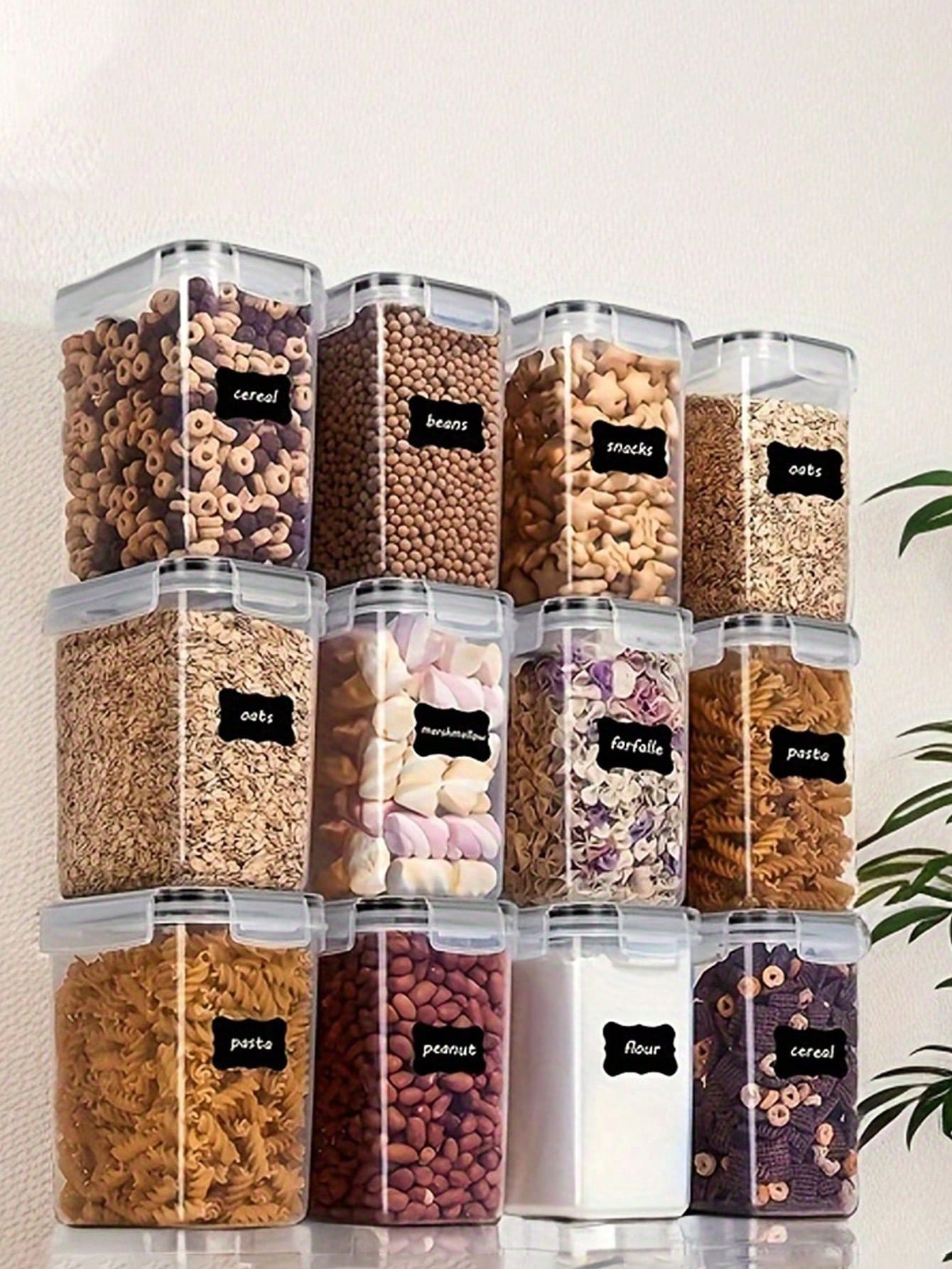 48 adet Hava Geçirmeyen Gıda S - Food Storage Airtight incelemesi ve fiyatı