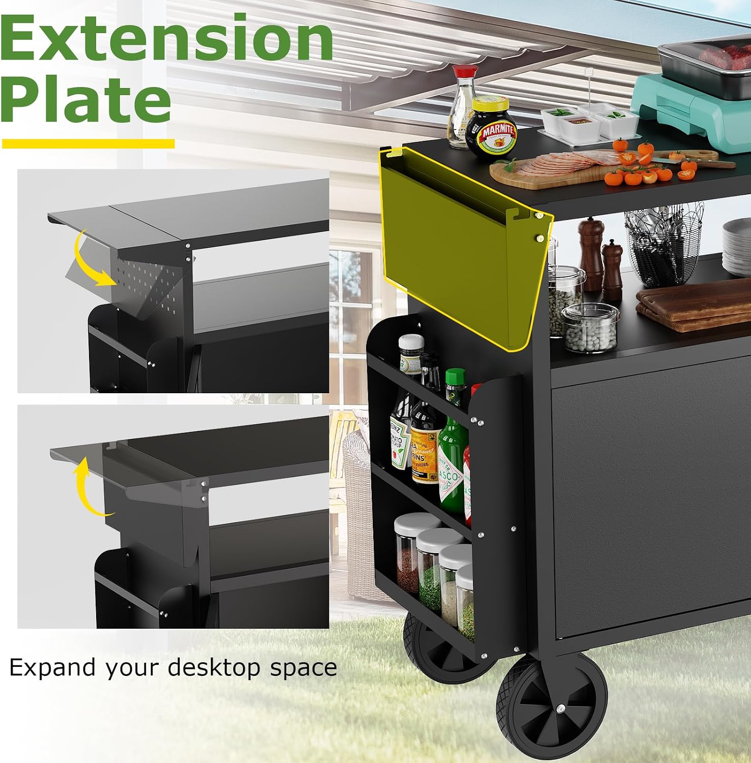 Açık Hava Izgara Arabası Masas - Food Storage Table incelemesi ve fiyatı