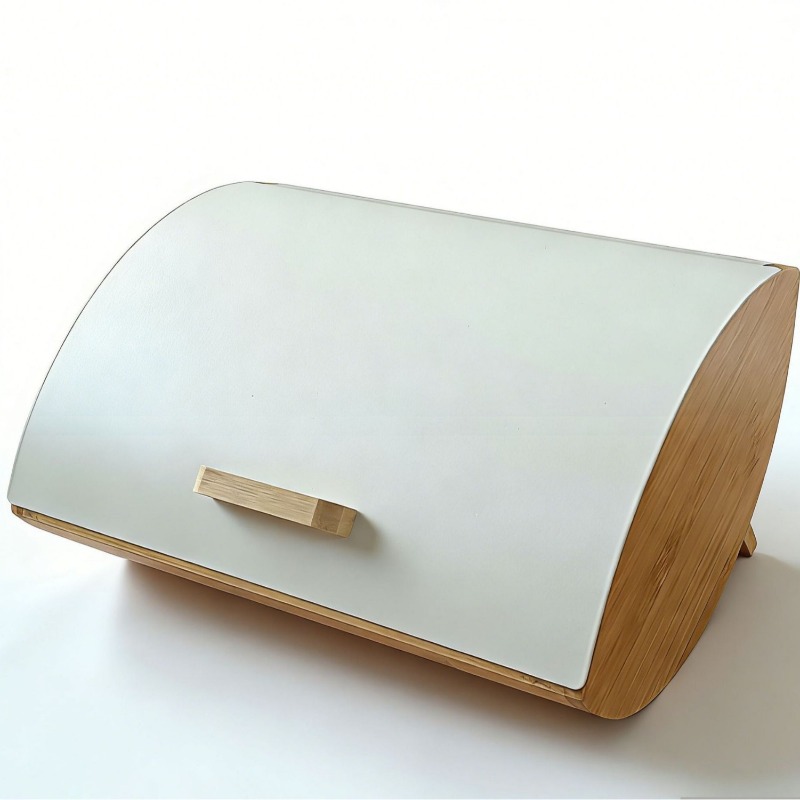 Bambu kapaklı ekmek kutusu, ev - Bread Box Bamboo incelemesi ve fiyatı
