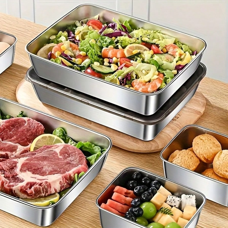 Şeffaf Kapaklı 5 Parçalı Pasla - Food Storage Containers Xl incelemesi ve fiyatı