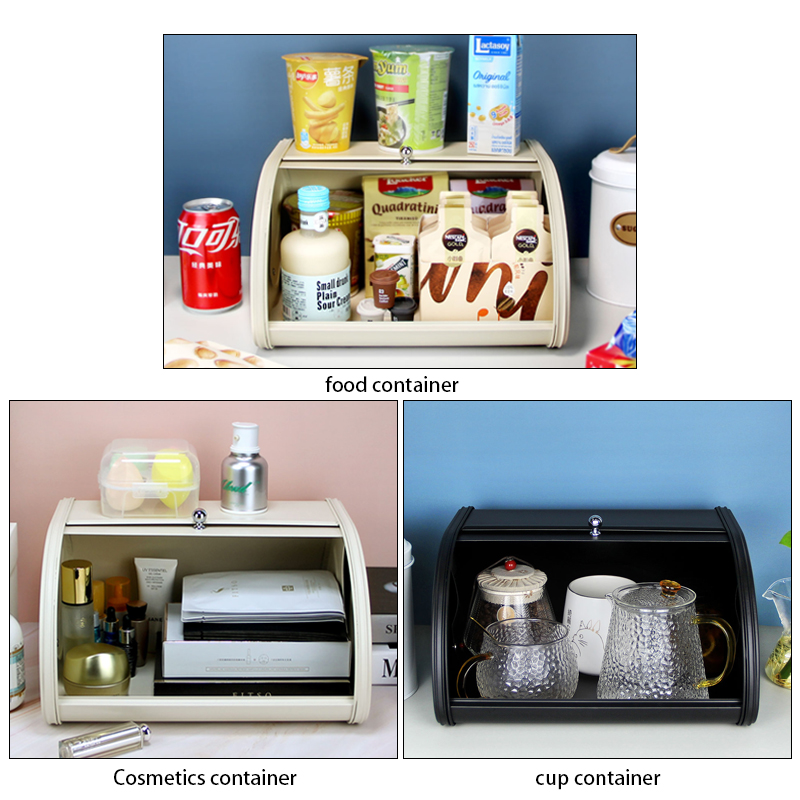 Metal Ekmek Kutusu Siyah ekmek - Bread Box Bamboo incelemesi ve fiyatı