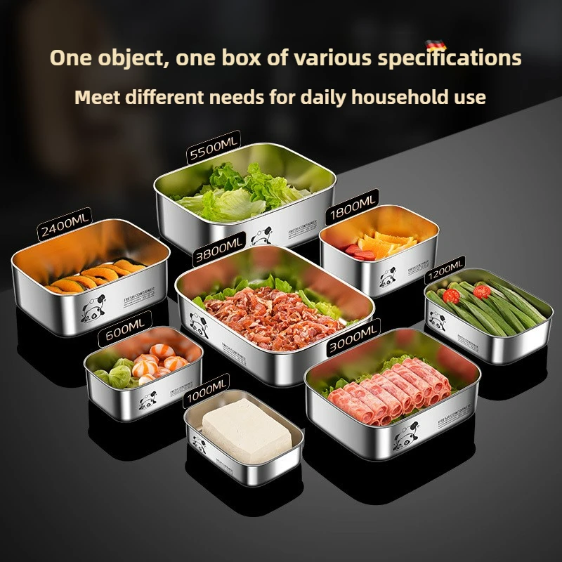 304 Paslanmaz Çelik Kapaklı Se - Food Storage Containers Xl incelemesi ve fiyatı