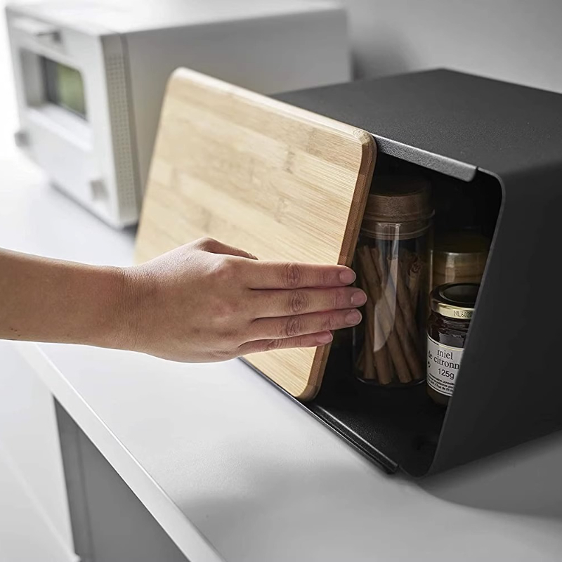 Mutfak Depolama için Bambu Ekm - Bread Box Bamboo incelemesi ve fiyatı