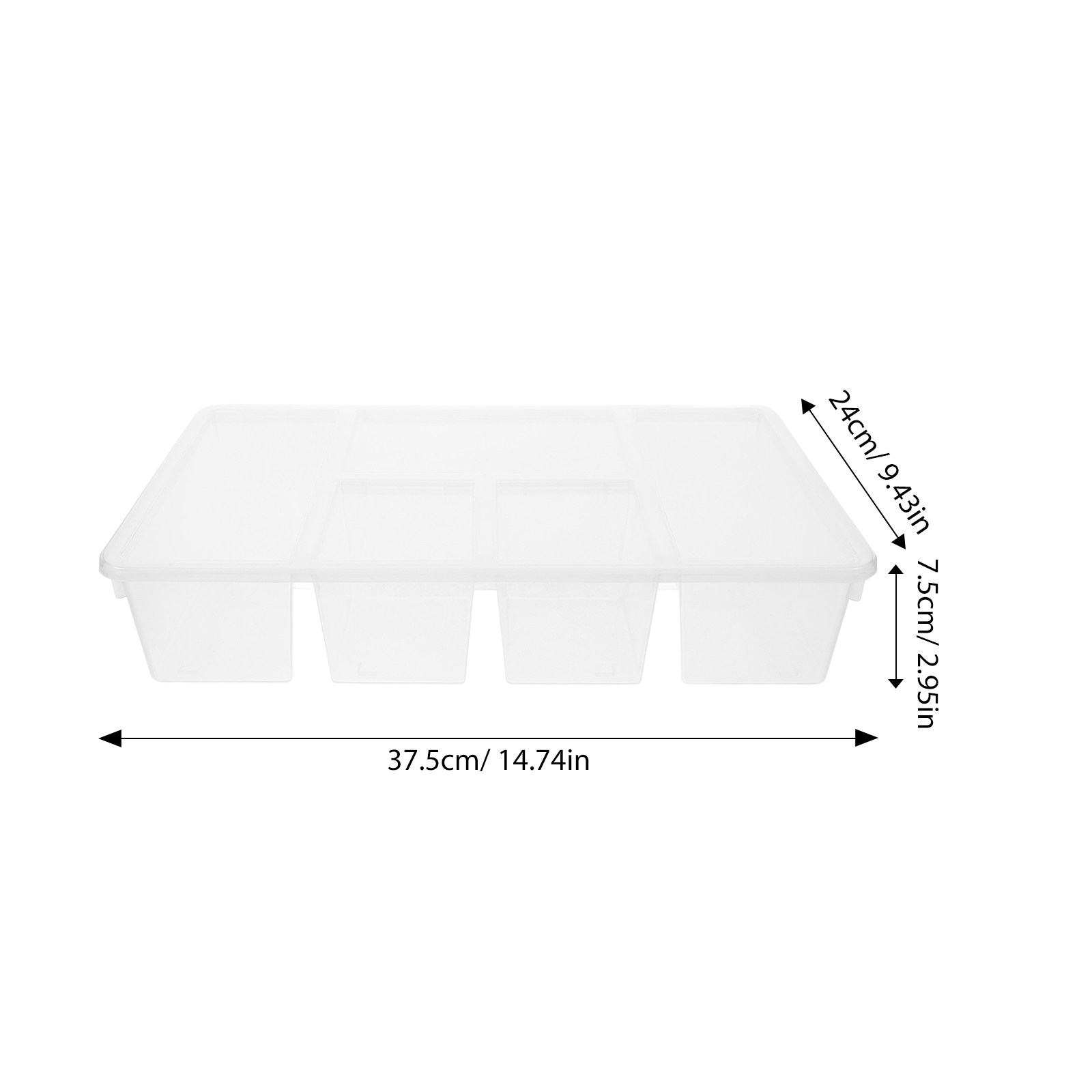 5 Bölmeli Sebze Tepsisi Gıda S - Food Storage With Dividers incelemesi ve fiyatı