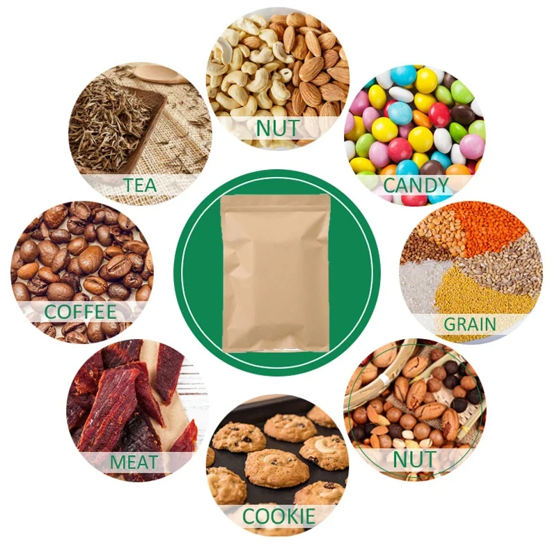 100 adet kahverengi Kraft kağı - Food Storage Bag incelemesi ve fiyatı
