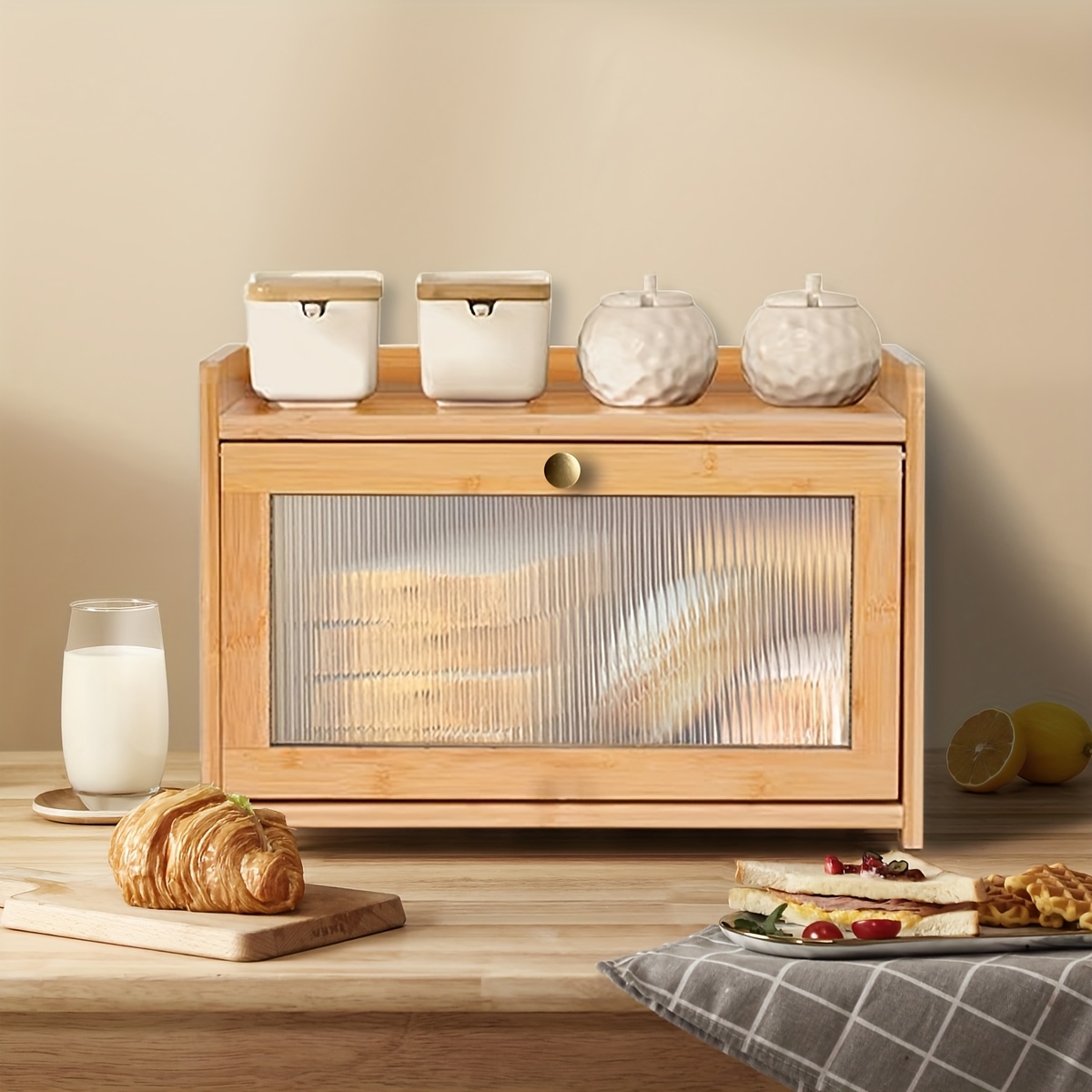 Şeffaf Pencereli 2 Katlı Bambu - Bread Box Bamboo incelemesi ve fiyatı