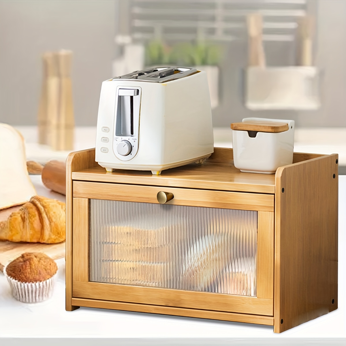 Şeffaf Pencereli 2 Katlı Bambu - Bread Box Bamboo incelemesi ve fiyatı