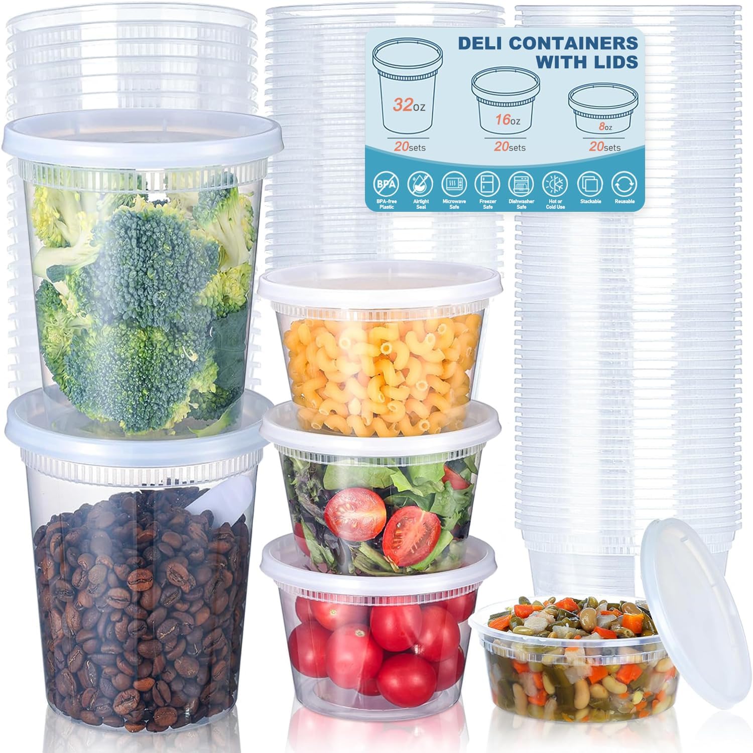 24 adet Şarküteri Gıda Saklama - Food Storage Eco Friendly incelemesi ve fiyatı