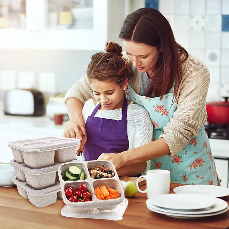 4 izgaralar gıda sebze meyve b - Food Storage With Compartments incelemesi ve fiyatı