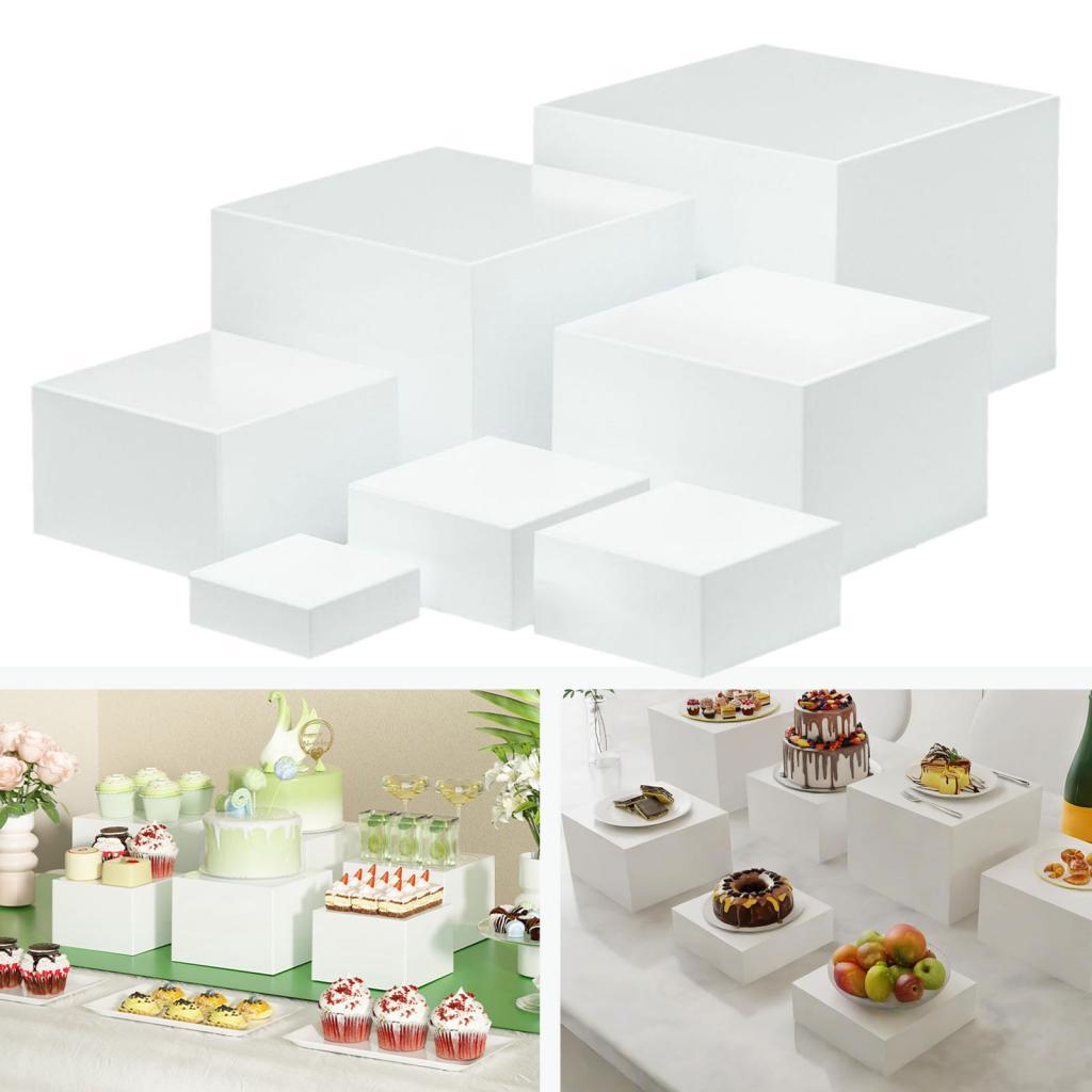 7 adet Akrilik Küp Ekran Kutus - Food Storage Table incelemesi ve fiyatı