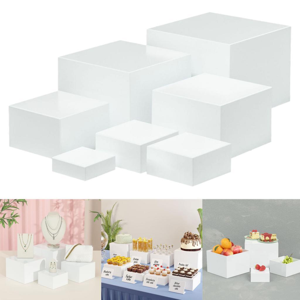 7 adet Akrilik Küp Ekran Kutus - Food Storage Table incelemesi ve fiyatı
