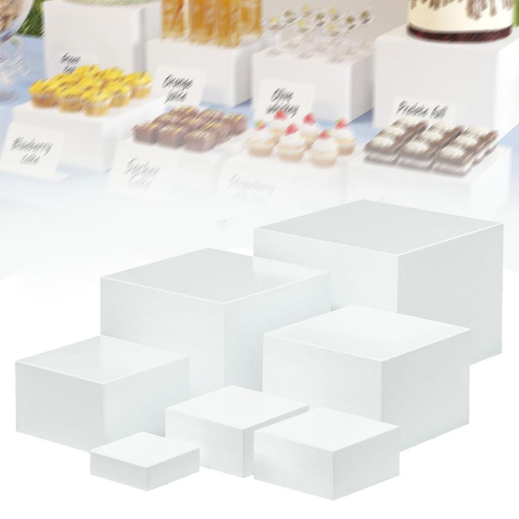 7 adet Akrilik Küp Ekran Kutus - Food Storage Table incelemesi ve fiyatı