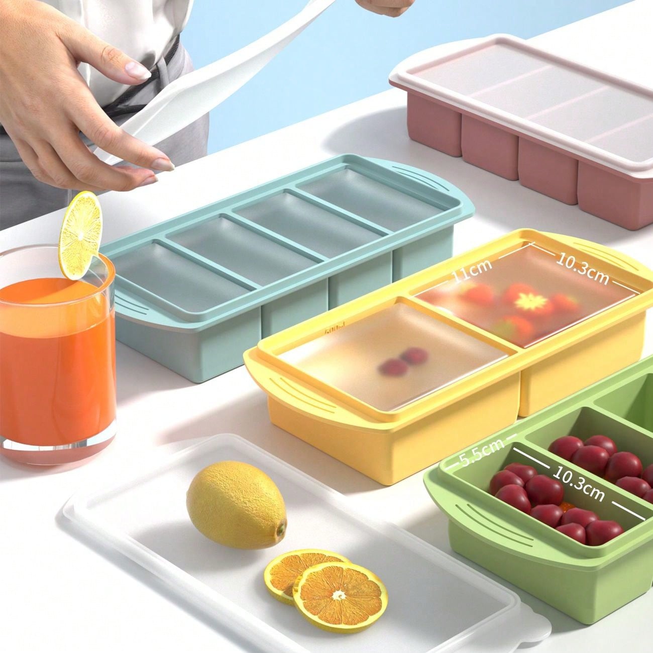 Kapaklı Silikon Dondurucu Teps - Xl Food Storage Containers With Lids incelemesi ve fiyatı