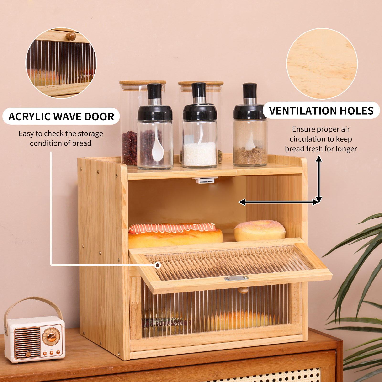Ekmek Kutusu Ev Yapımı Ekmek S - Bread Box Bamboo incelemesi ve fiyatı