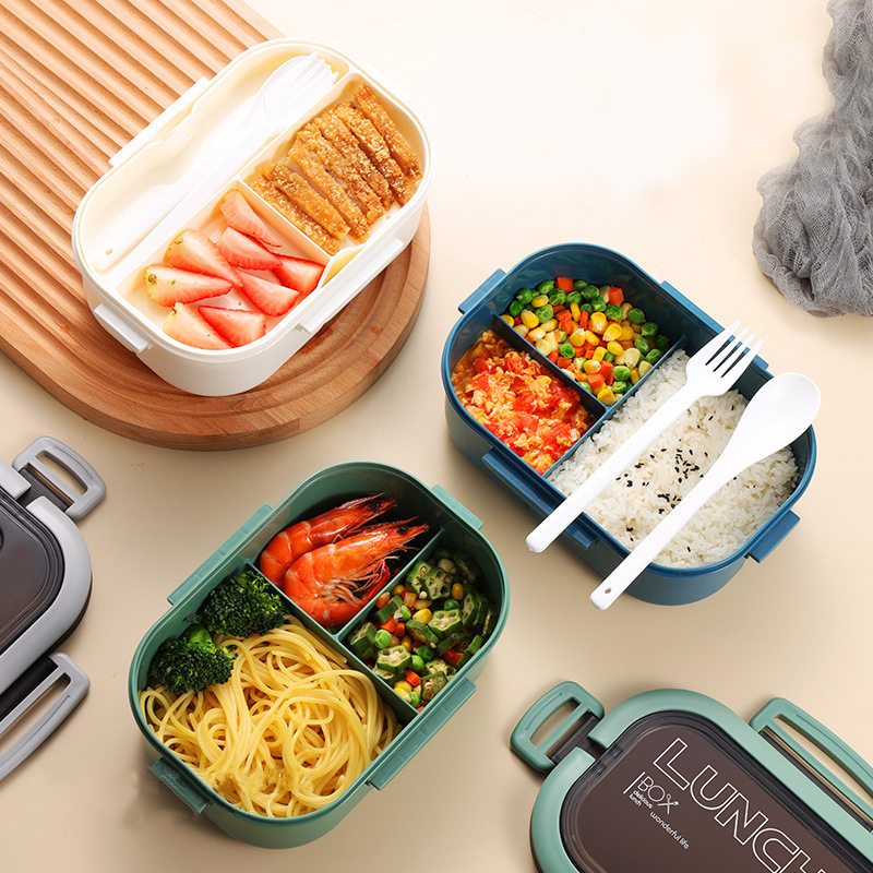Tek Çift katmanlı Öğle Yemeği  - Food Storage With Compartments incelemesi ve fiyatı
