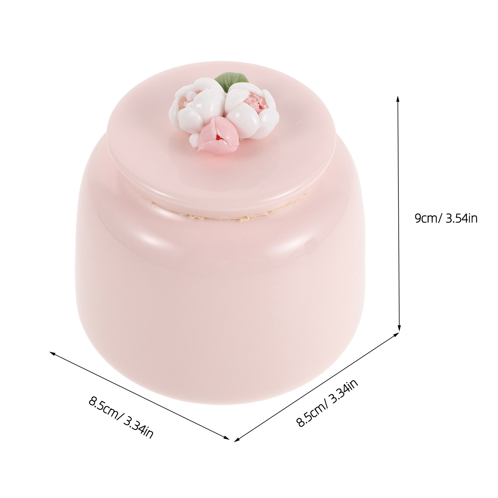 Pembe Seramik Çay Kavanozu Por - Food Storage Jars Airtight incelemesi ve fiyatı
