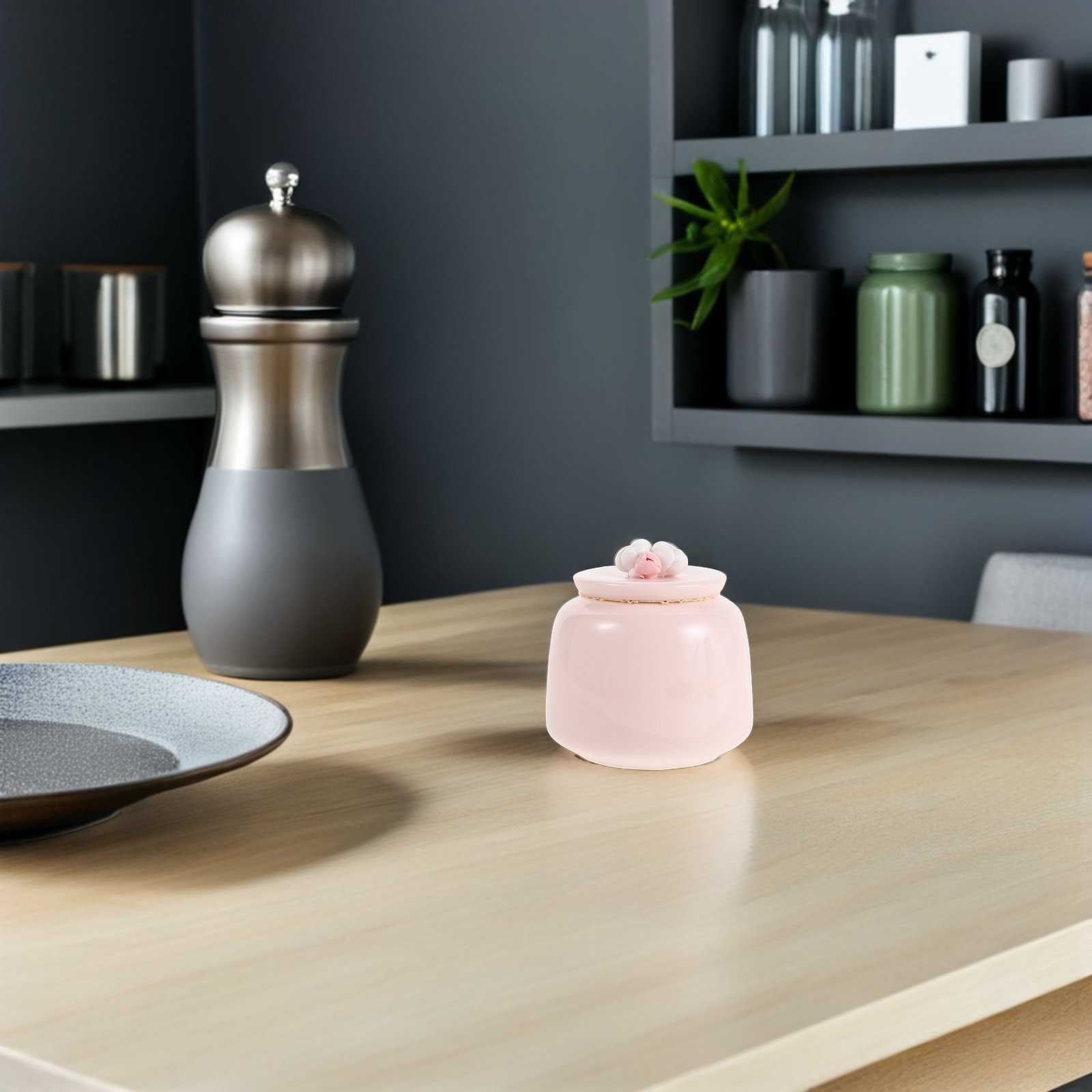 Pembe Seramik Çay Kavanozu Por - Food Storage Jars Airtight incelemesi ve fiyatı