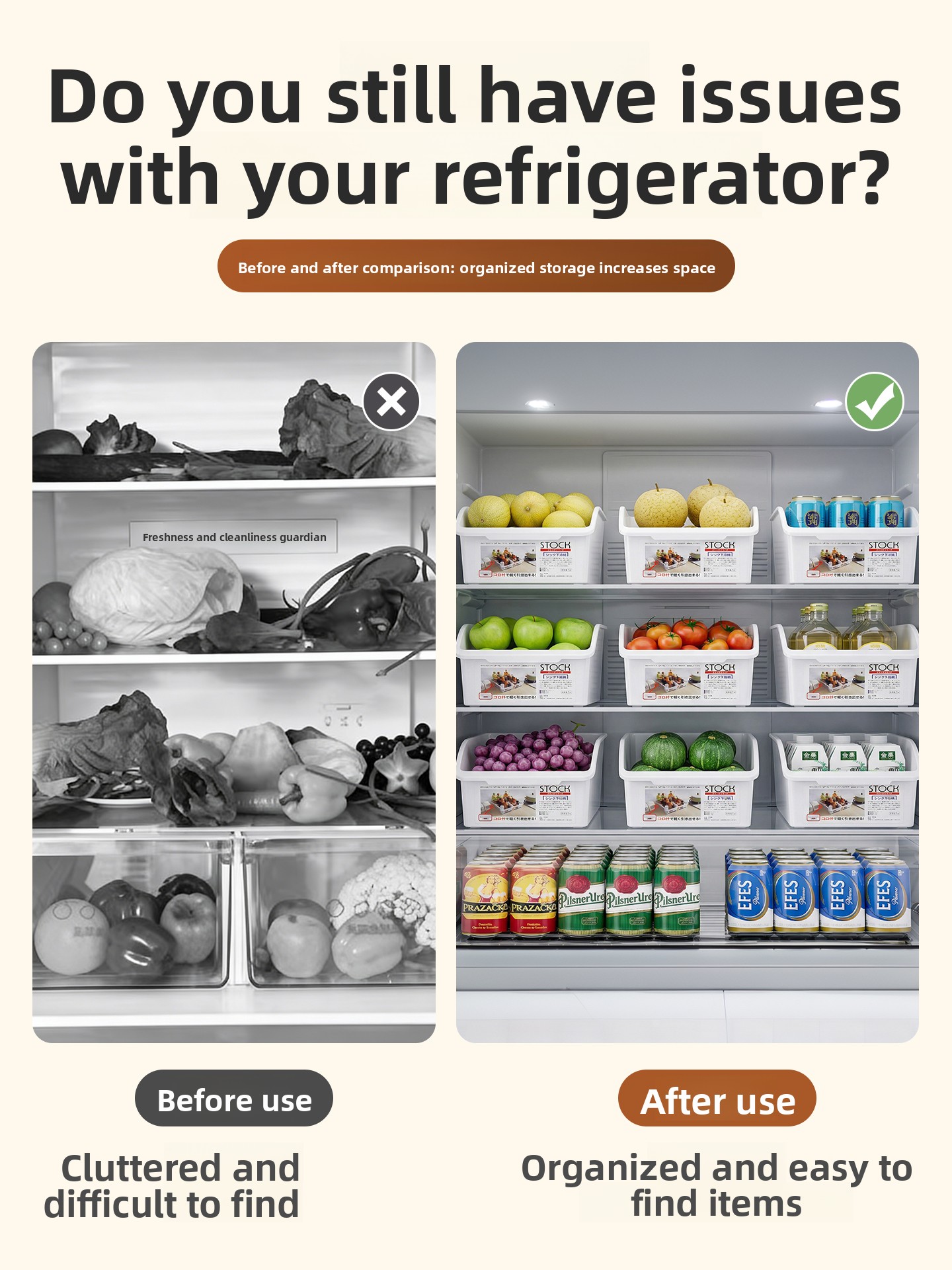 Şeffaf Çekmeceli Buzdolabı Sak - Food Storage With Dividers incelemesi ve fiyatı