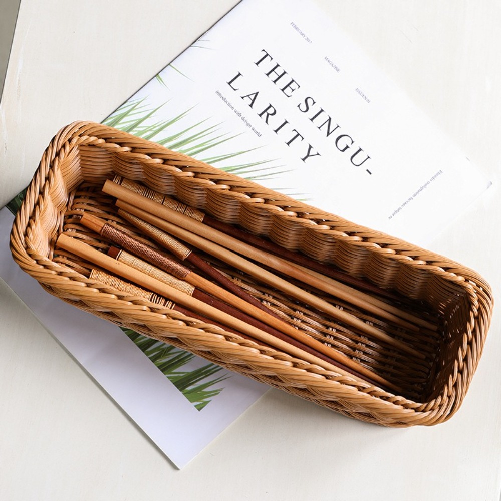 Taklit Rattan Depolama Sepeti  - Bread Box Bamboo incelemesi ve fiyatı
