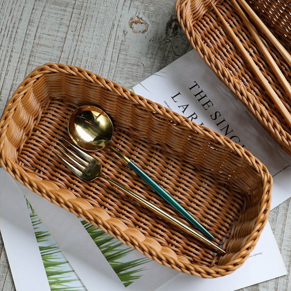 Taklit Rattan Depolama Sepeti  - Bread Box Bamboo incelemesi ve fiyatı