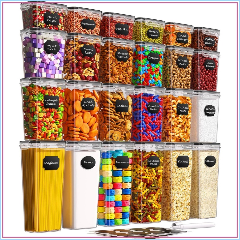 24 Adet Hava Geçirmez Gıda Sak - Food Storage Airtight incelemesi ve fiyatı